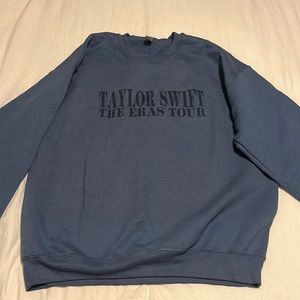 Taylor Swift Eras Tour Blue Crewneck (resell off etsy)